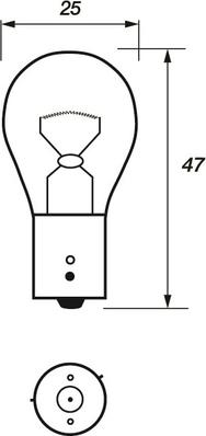 Motaquip VBU582 - Лампа накаливания, фара дальнего света autospares.lv