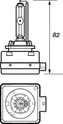 Motaquip VBUD3S - Лампа накаливания, фара дальнего света autospares.lv