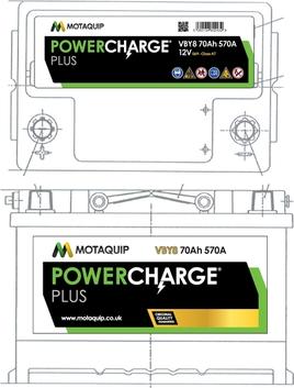 Motaquip VBY8 - Стартерная аккумуляторная батарея, АКБ autospares.lv