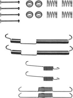 Motaquip VMK772 - Комплектующие, барабанный тормозной механизм autospares.lv