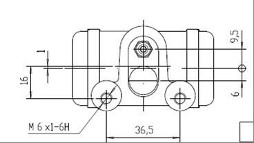 Motaquip VWC445 - Колесный тормозной цилиндр autospares.lv