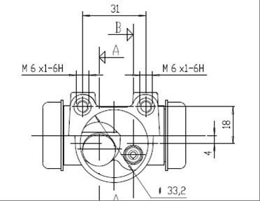 Motaquip VWC415 - Колесный тормозной цилиндр autospares.lv