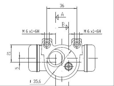 Motaquip VWC425 - Колесный тормозной цилиндр autospares.lv