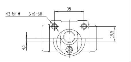 Motaquip VWC594 - Колесный тормозной цилиндр autospares.lv