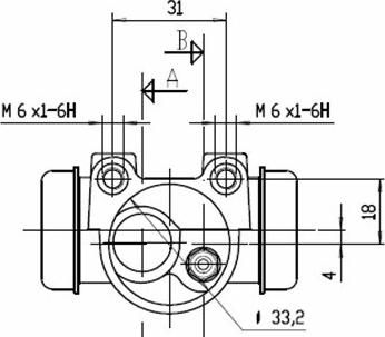 Motaquip VWC549 - Колесный тормозной цилиндр autospares.lv