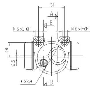 Motaquip VWC548 - Колесный тормозной цилиндр autospares.lv