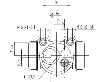 Motaquip VWC547 - Колесный тормозной цилиндр autospares.lv