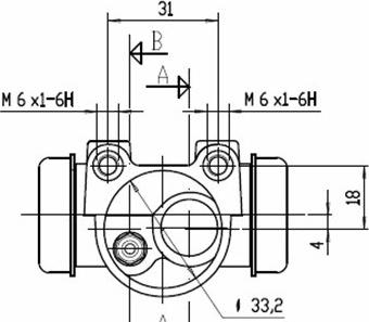 Motaquip VWC550 - Колесный тормозной цилиндр autospares.lv