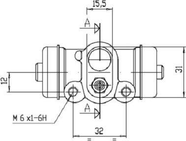 Motaquip VWC502 - Колесный тормозной цилиндр autospares.lv