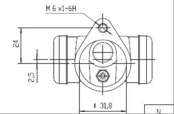 Motaquip VWC538 - Колесный тормозной цилиндр autospares.lv