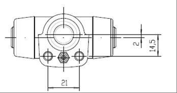 Motaquip VWC524 - Колесный тормозной цилиндр autospares.lv