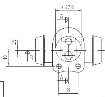 Motaquip VWC526 - Колесный тормозной цилиндр autospares.lv