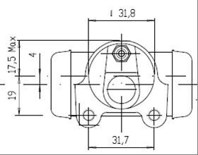 Motaquip VWC692 - Колесный тормозной цилиндр autospares.lv