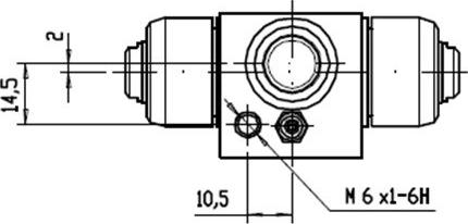 Motaquip VWC657 - Колесный тормозной цилиндр autospares.lv