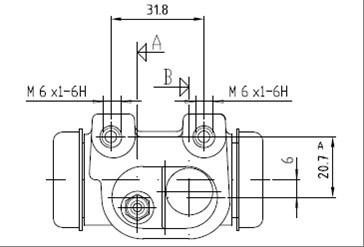 Motaquip VWC666 - Колесный тормозной цилиндр autospares.lv