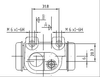 Motaquip VWC667 - Колесный тормозной цилиндр autospares.lv