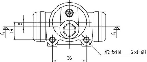 Motaquip VWC604 - Колесный тормозной цилиндр autospares.lv