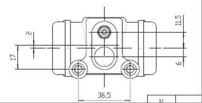 Motaquip VWC632 - Колесный тормозной цилиндр autospares.lv