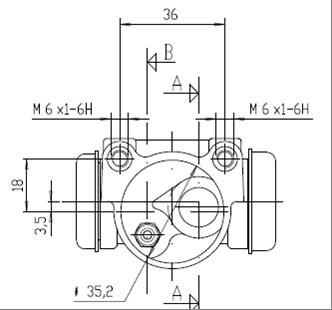 Motaquip VWC625 - Колесный тормозной цилиндр autospares.lv