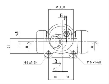 Motaquip VWC676 - Колесный тормозной цилиндр autospares.lv