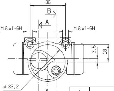 Motaquip VWC841 - Колесный тормозной цилиндр autospares.lv