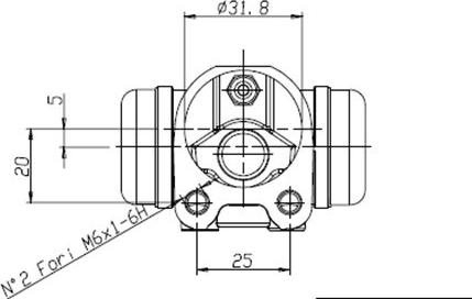 Motaquip VWC856 - Колесный тормозной цилиндр autospares.lv