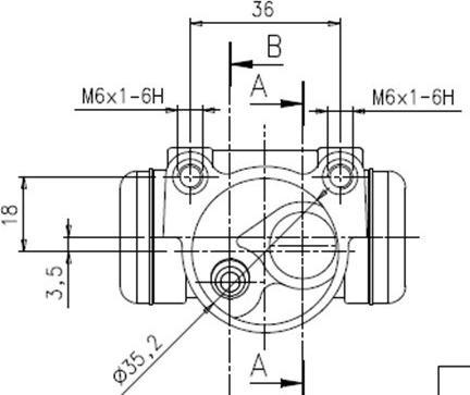 Motaquip VWC834 - Колесный тормозной цилиндр autospares.lv