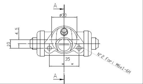 Motaquip VWC220 - Колесный тормозной цилиндр autospares.lv