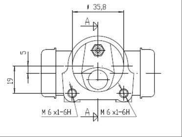 Motaquip VWC754 - Колесный тормозной цилиндр autospares.lv