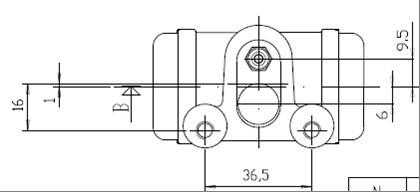 Motaquip VWC756 - Колесный тормозной цилиндр autospares.lv