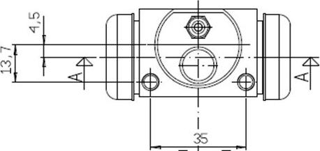 Motaquip VWC785 - Колесный тормозной цилиндр autospares.lv