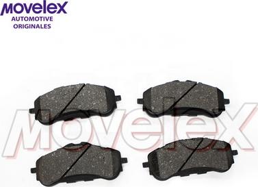 Movelex M13283 - Тормозные колодки, дисковые, комплект autospares.lv