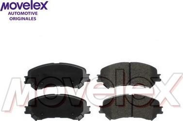 Movelex M22222 - Тормозные колодки, дисковые, комплект autospares.lv