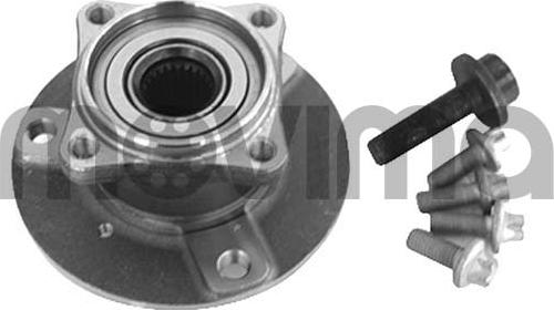 MOVIMA RK00500 - Подшипник ступицы колеса, комплект autospares.lv