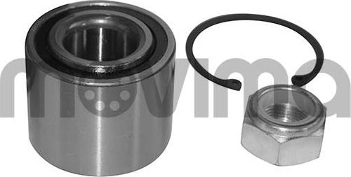 MOVIMA RK00224 - Подшипник ступицы колеса, комплект autospares.lv