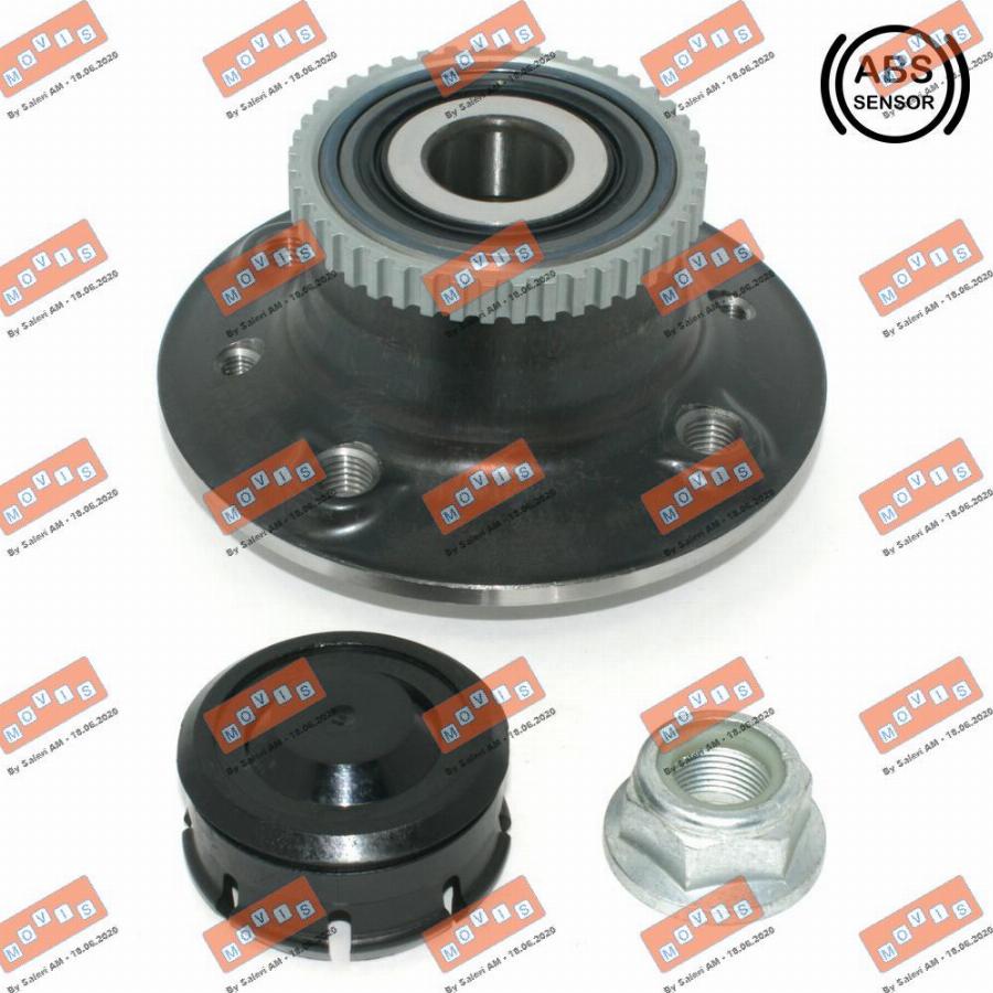 MOVIS ASB2145 - Подшипник ступицы колеса, комплект autospares.lv