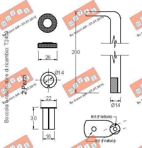 MOVIS AST2408/200 - Натяжитель, поликлиновый ремень autospares.lv