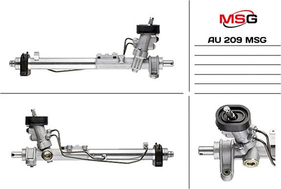 MSG AU 209 - Рулевой механизм, рейка autospares.lv