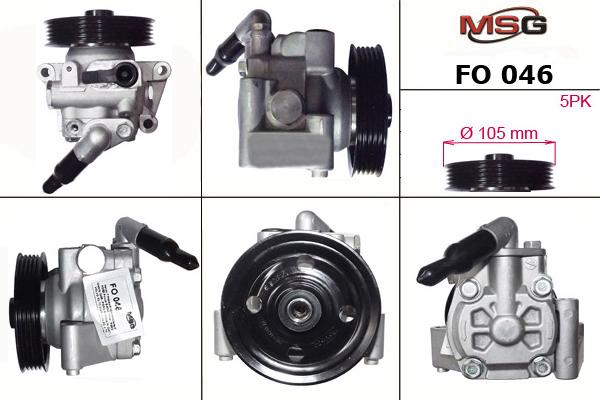 MSG FO046 - Гидравлический насос, рулевое управление, ГУР autospares.lv