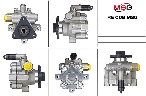 MSG RE 006 - Гидравлический насос, рулевое управление, ГУР autospares.lv