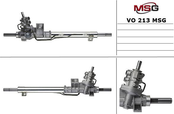 MSG VO 213 - Рулевой механизм, рейка autospares.lv