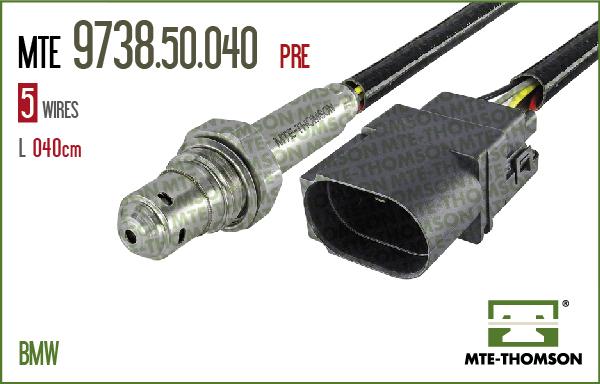 MTE-Thomson 9738.50.040 - Лямбда-зонд, датчик кислорода autospares.lv