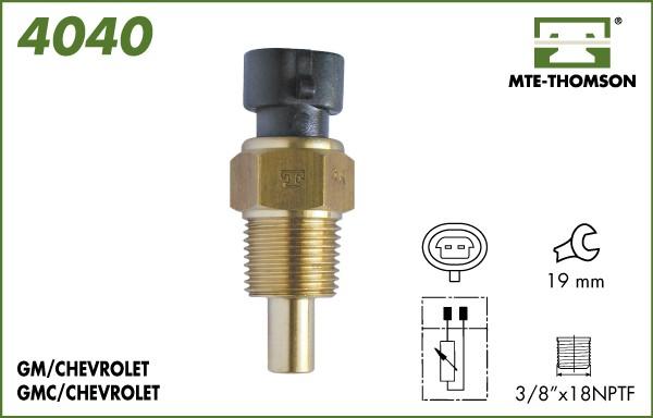 MTE-Thomson 4040 - Датчик, температура охлаждающей жидкости autospares.lv