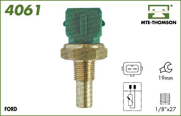 MTE-Thomson 4061 - Датчик, температура охлаждающей жидкости autospares.lv