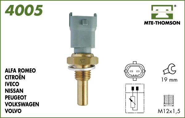 MTE-Thomson 4005 - Датчик, температура охлаждающей жидкости autospares.lv