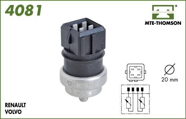 MTE-Thomson 4081 - Датчик, температура охлаждающей жидкости autospares.lv