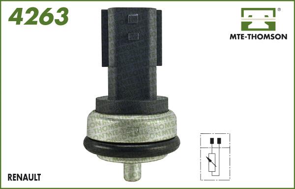 MTE-Thomson 4263 - Датчик, температура охлаждающей жидкости autospares.lv