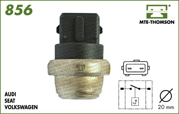 MTE-Thomson 856.110 - Термовыключатель, вентилятор радиатора / кондиционера autospares.lv