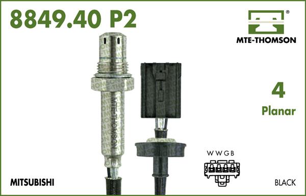 MTE-Thomson 8849.40.050P2 - Лямбда-зонд, датчик кислорода autospares.lv