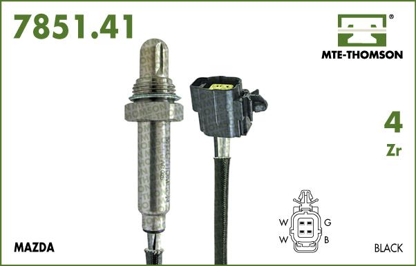 MTE-Thomson 7851.41.025 - Лямбда-зонд, датчик кислорода autospares.lv